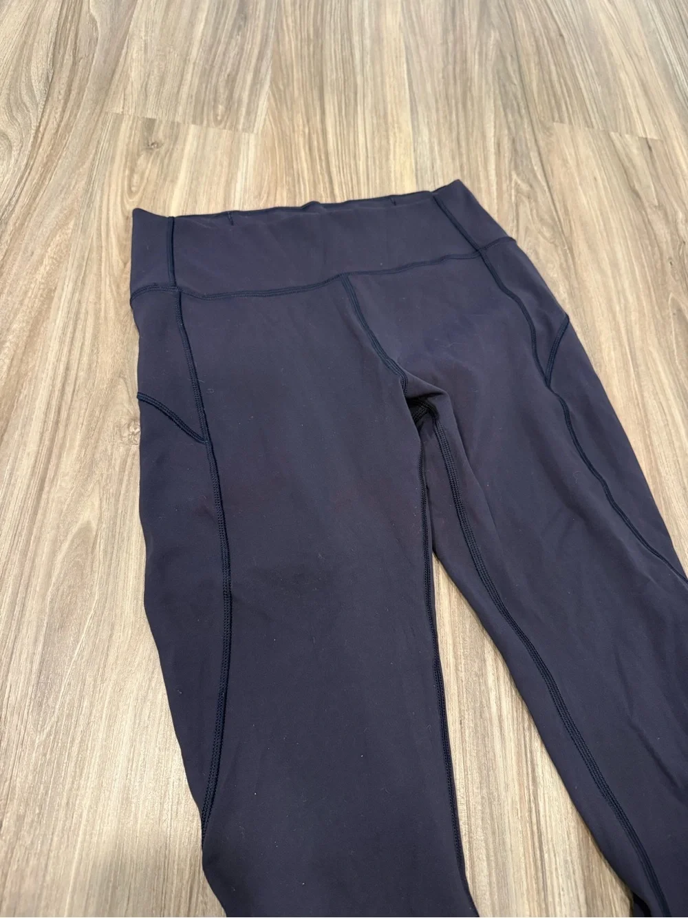 Lululemon Athletica In Movement Crop 19 Midnight Navy Everlux Legging - Size 8